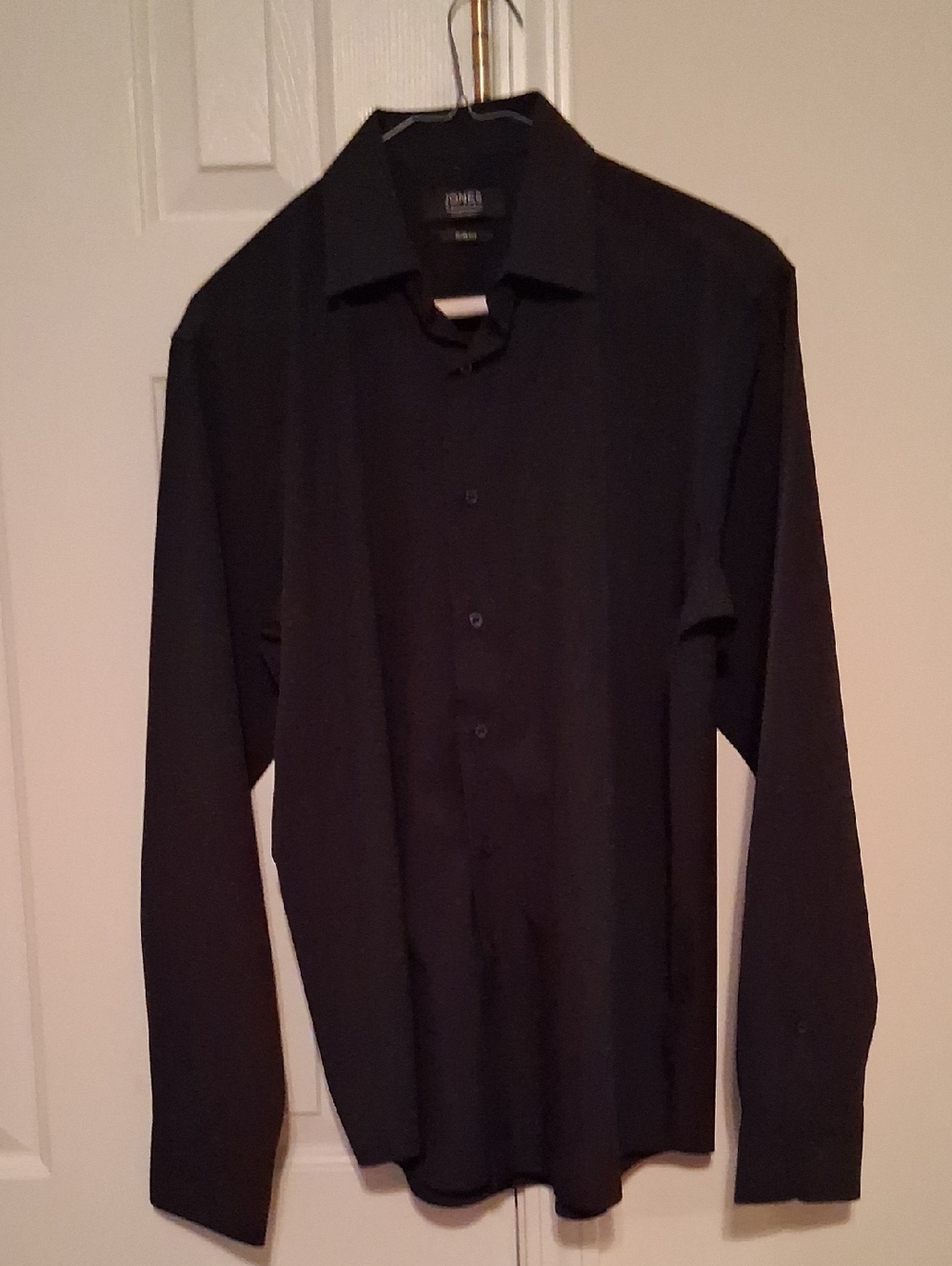 Jones New York Men's Navy Long Sleeve Dress Shirt